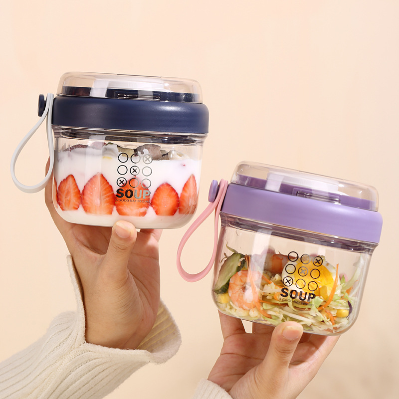 كوب سلطة قابل لإعادة الاستخدام - مراجعة Meal Prep Yogurt Cups وسعره