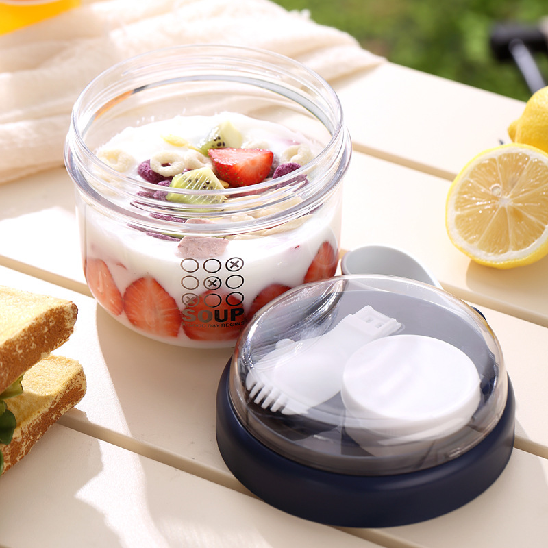 كوب سلطة قابل لإعادة الاستخدام - مراجعة Meal Prep Yogurt Cups وسعره