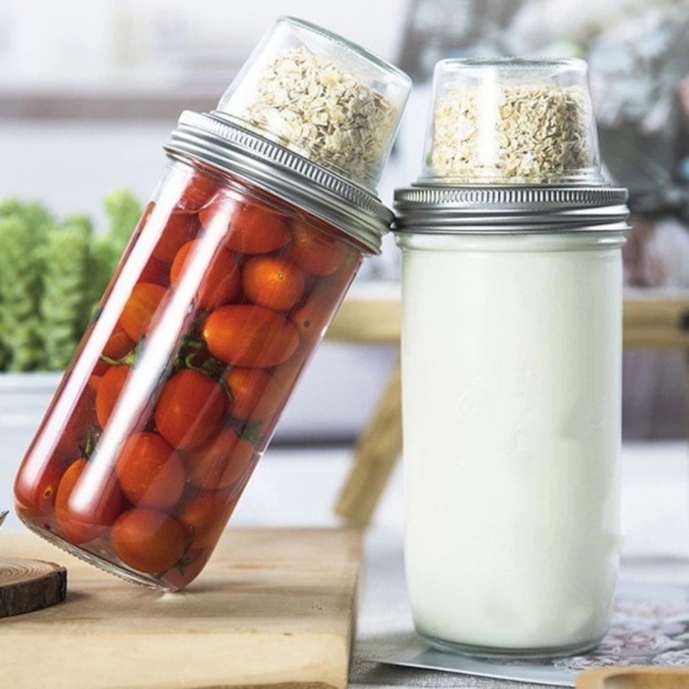 أكواب زبادي مزدوجة الطبقات مان - مراجعة Meal Prep Yogurt Cups وسعره
