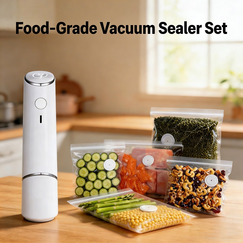 30 قطعة من أكياس التفريغ القاب - مراجعة Meal Prep Vacuum Seal وسعره
