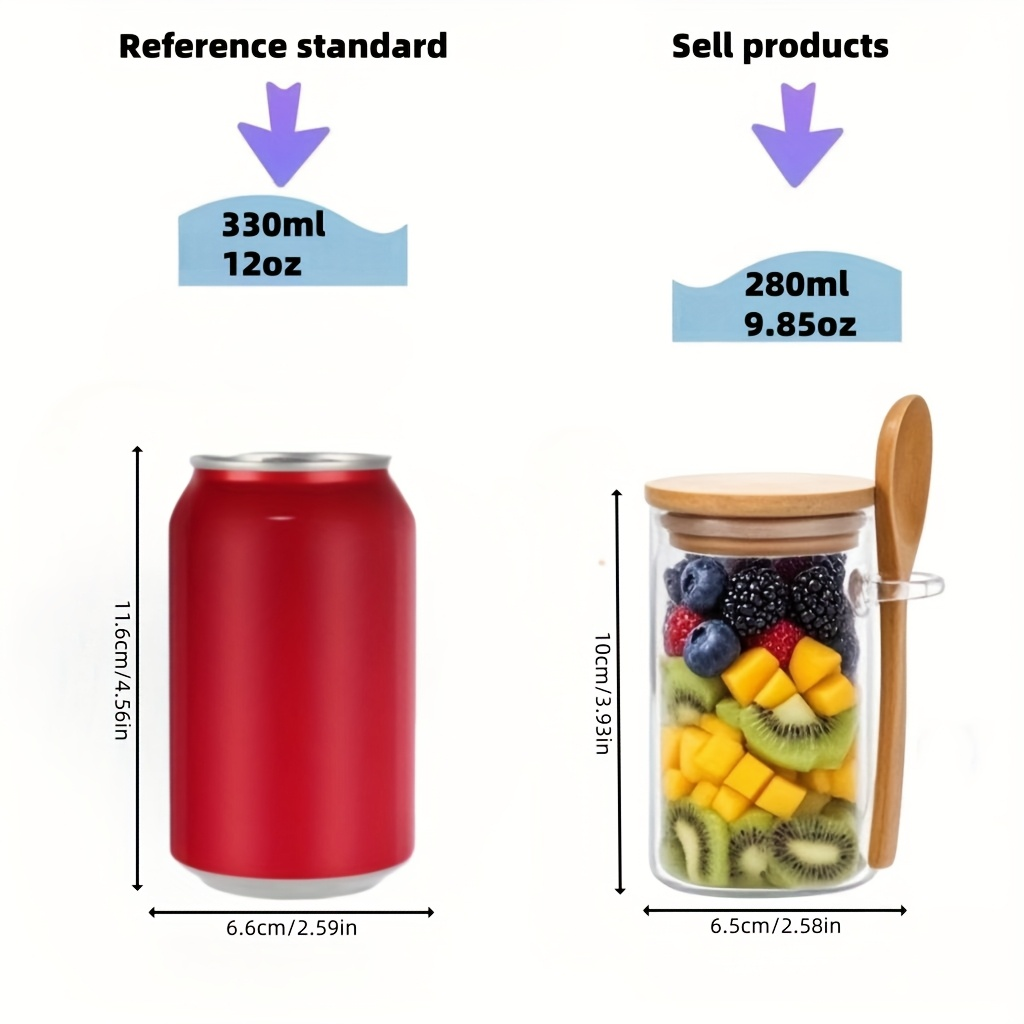 4/8/12 قطعة، أكواب إفطار الشوف - مراجعة Meal Prep Yogurt Cups وسعره