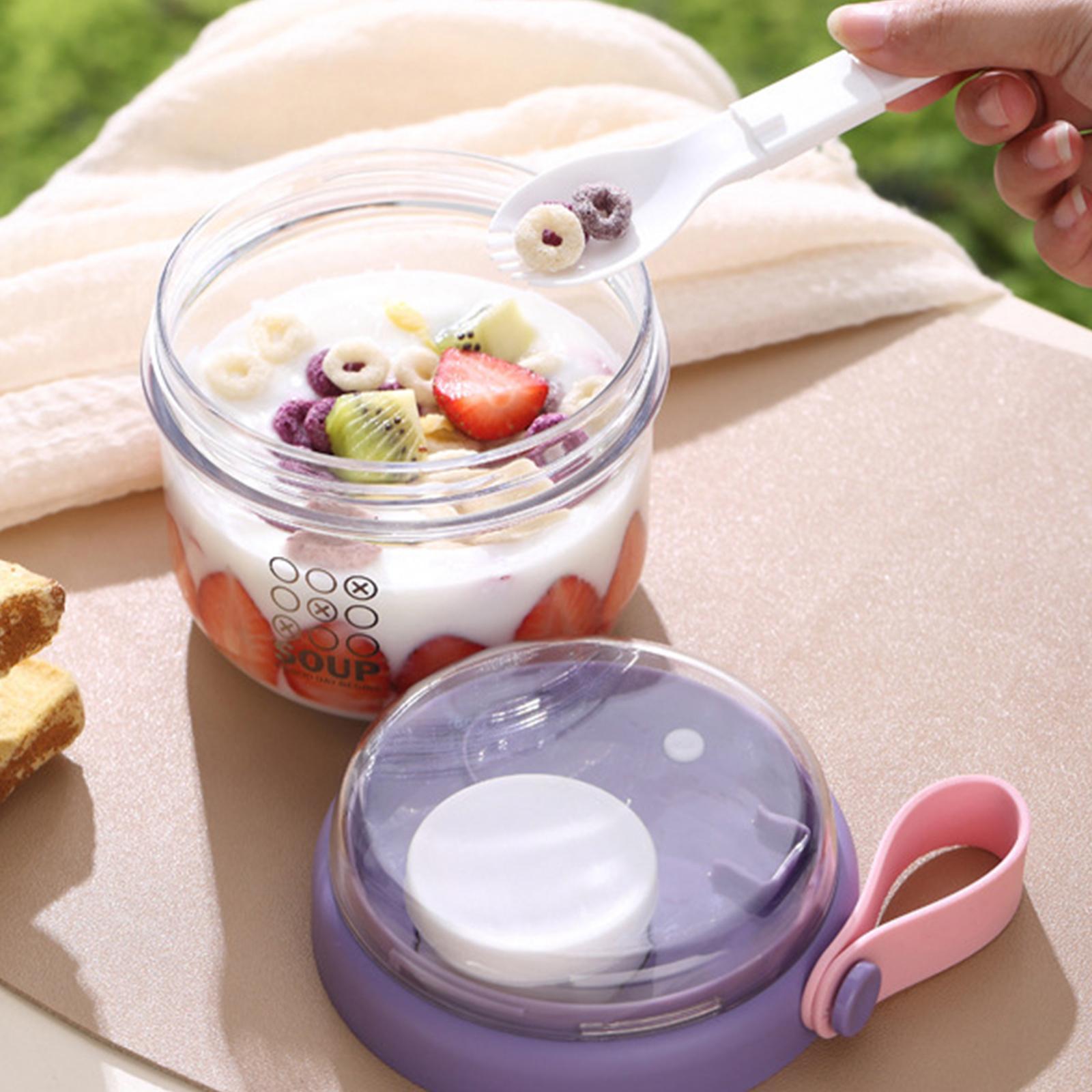 وعاء تحضير وجبات السلطة مع غطا - مراجعة Meal Prep Yogurt Cups وسعره