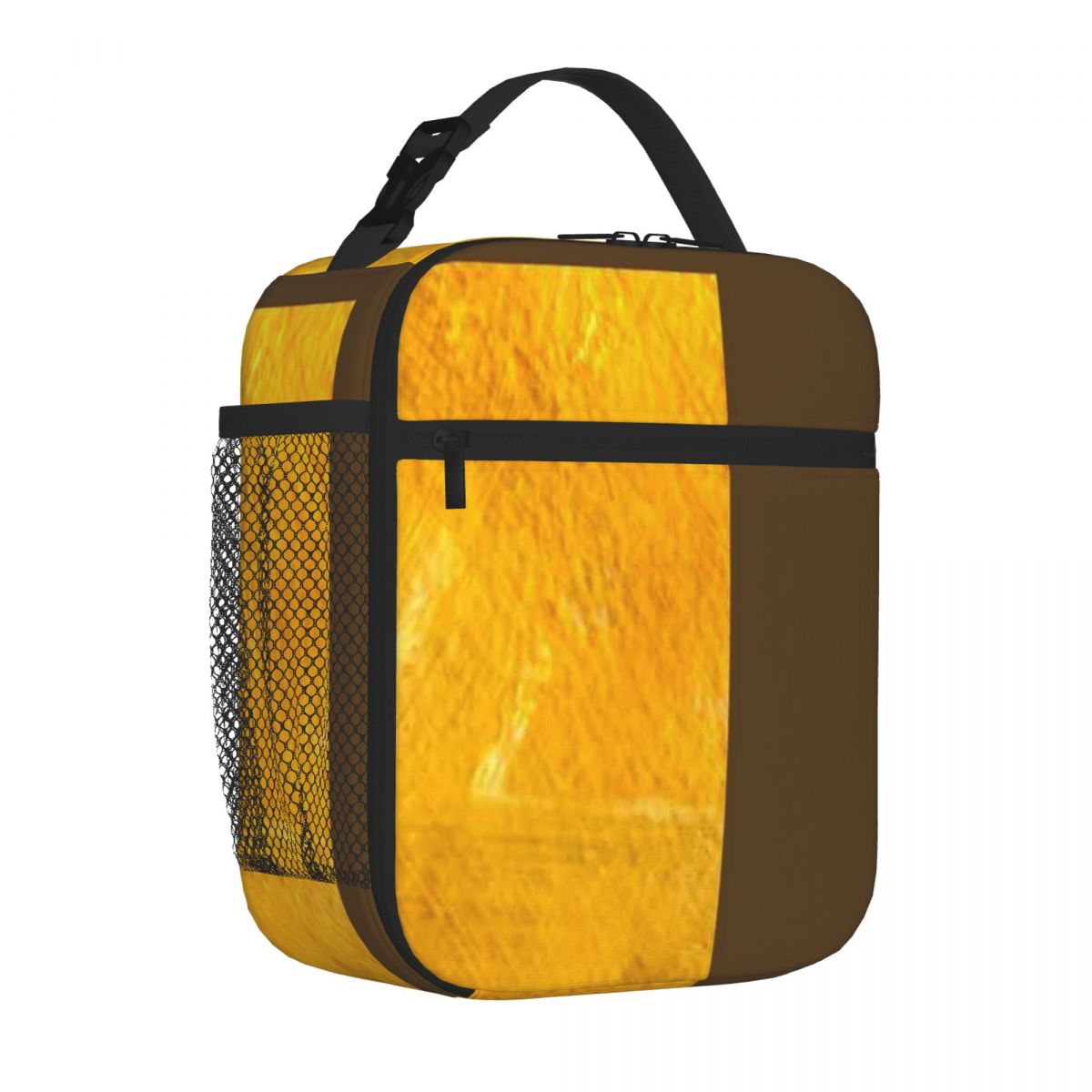 حقيبة غداء صفراء بتصميم تجريدي - مراجعة Meal Prep Yellow وسعره