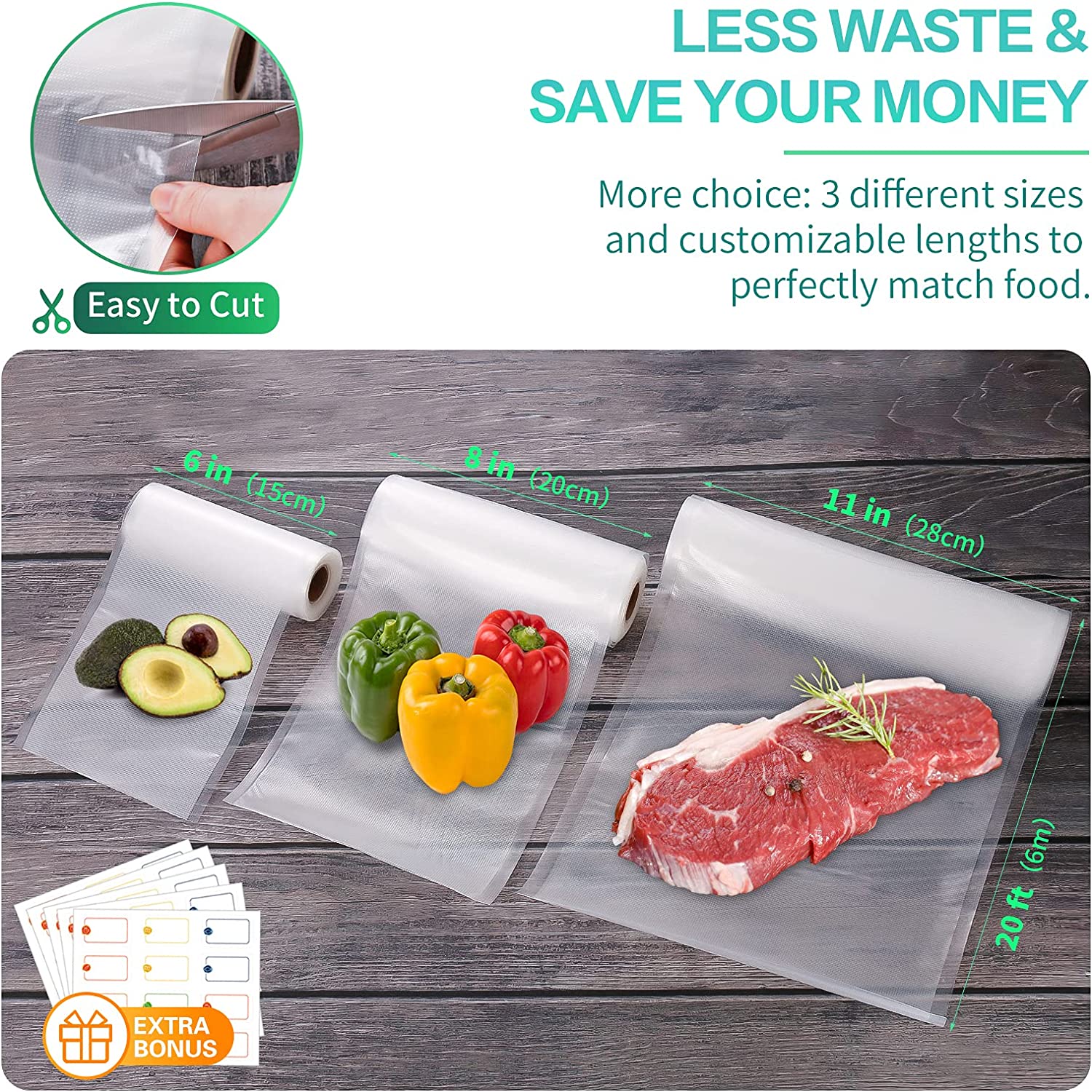 أكياس مطبخ للتفريغ الهوائي، أك - مراجعة Meal Prep Vacuum Seal وسعره