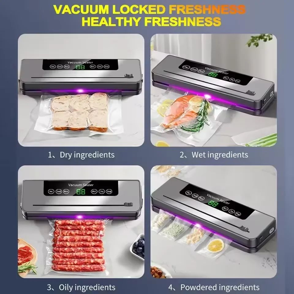 ماكينة ختم الفراغ مع 10 أكياس  - مراجعة Meal Prep Vacuum Seal وسعره