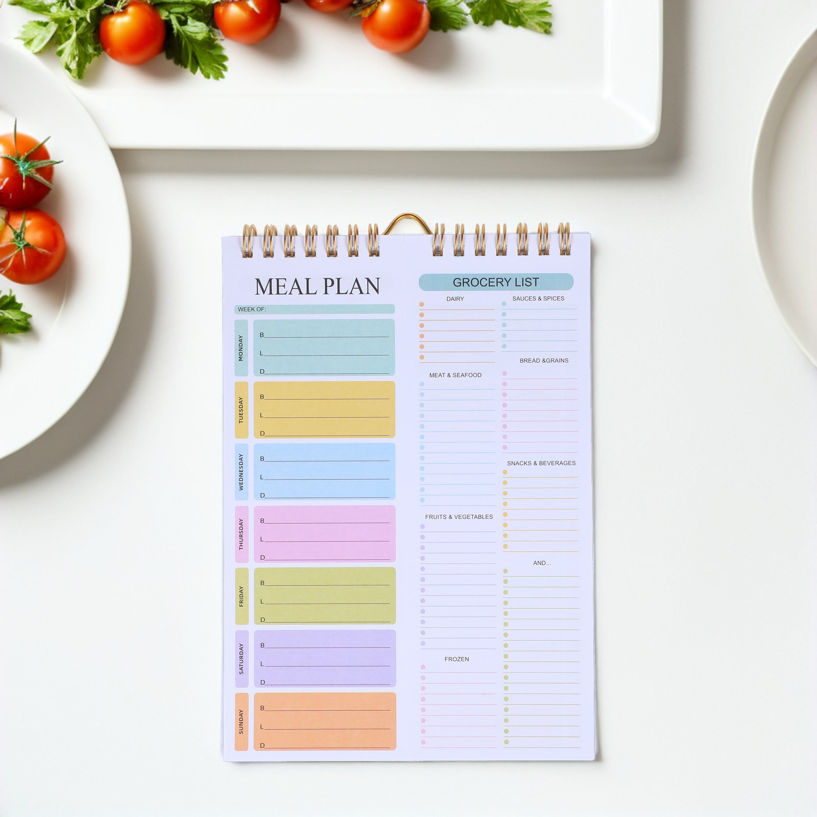 دفتر تخطيط وجبات الأسبوع بـ 52 - مراجعة Meal Prep Grocery List وسعره