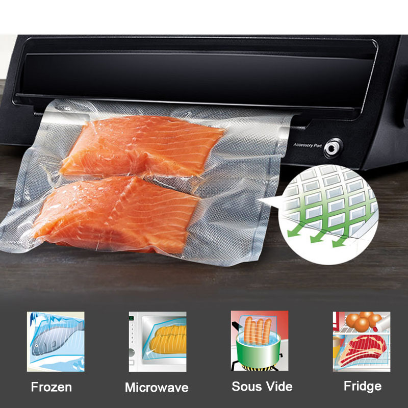 فراغ الغذاء التوقف أكياس السدا - مراجعة Meal Prep Vacuum Seal وسعره