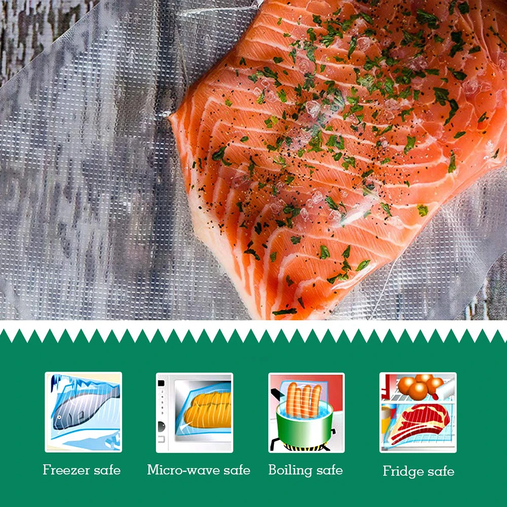 أكياس Sous Vide لآلات التعبئة  - مراجعة Meal Prep Vacuum Seal وسعره